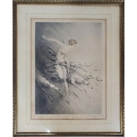 Louis Icart, French (1888-1950) Colored Etching