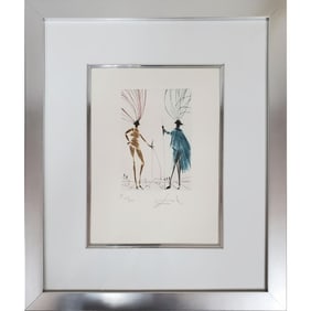 Salvador Dali, Spanish (1904-1989) Colored Etching