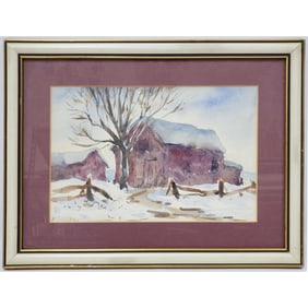 Henry Gasser, American (1909-1981) Watercolor