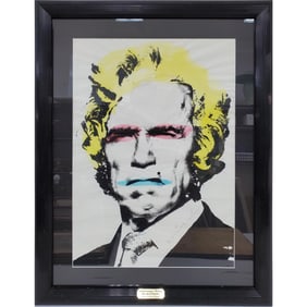 Attributed to Mr. Brainwash, Watercolor on Paper