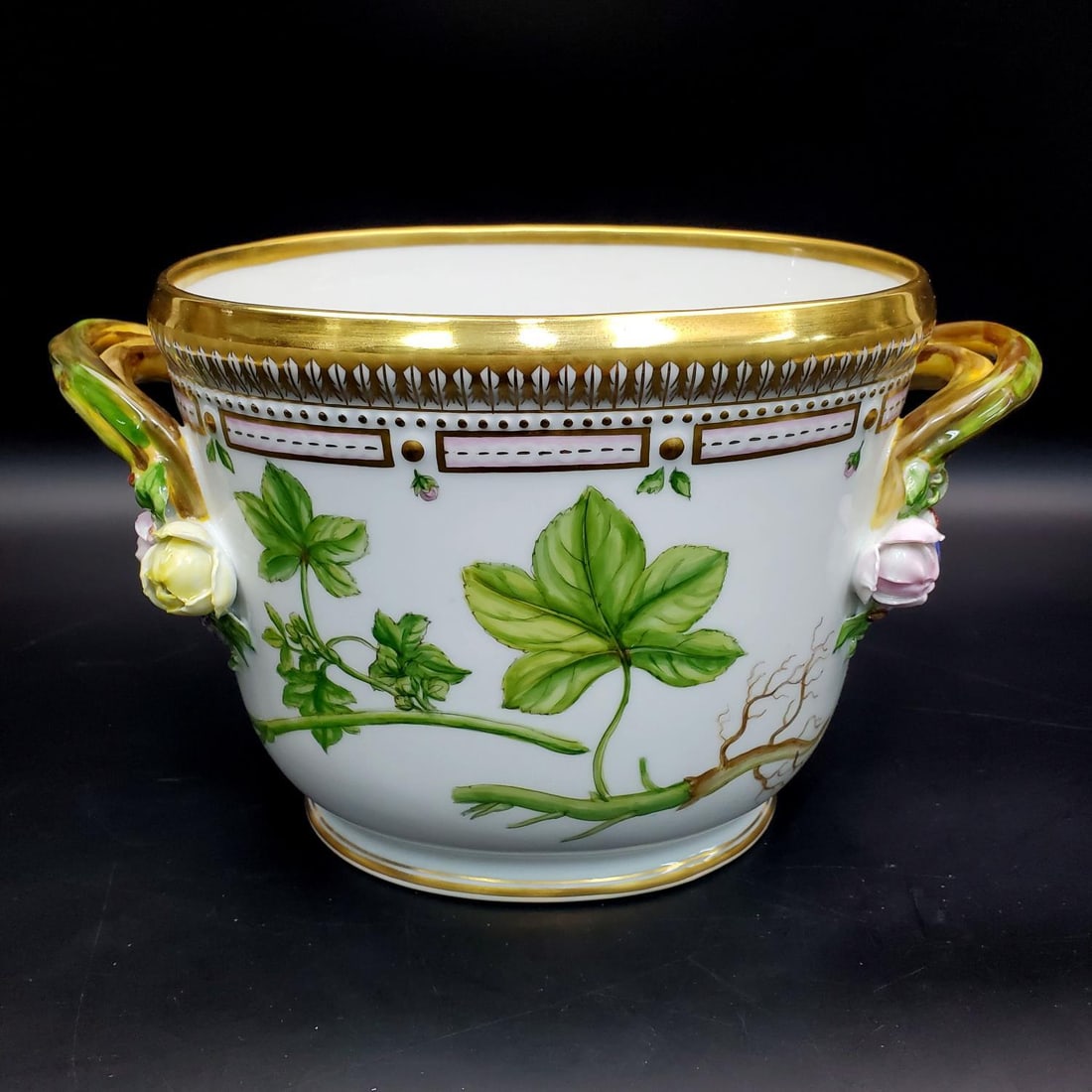 Royal Copenhagen Flora Danica Porcelain Cachepot (1 of 8)
