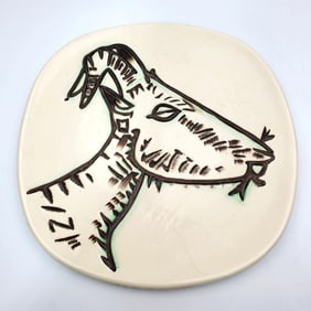 After Picasso, Porcelain Plate, Signed & Numbered