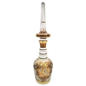 Probably Moser 1960s Large Glass Decanter