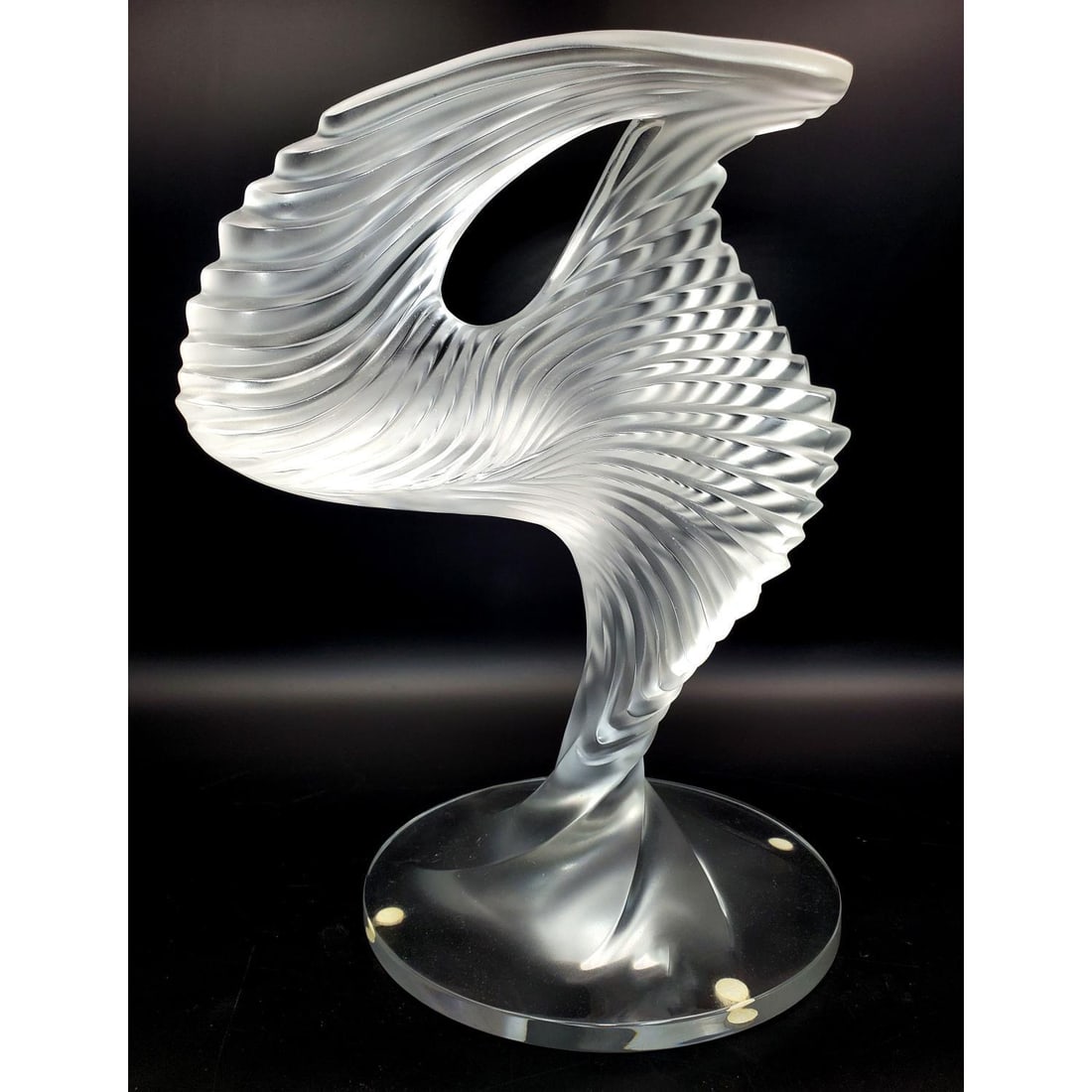 Lalique France "Le Trophee" Art Glass Figure (1 of 8)