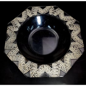 Vintage Renee Lalique "Chantilly" Art Glass Bowl