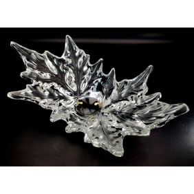 Lalique France "Champs-Elysees" Art Glass Bowl