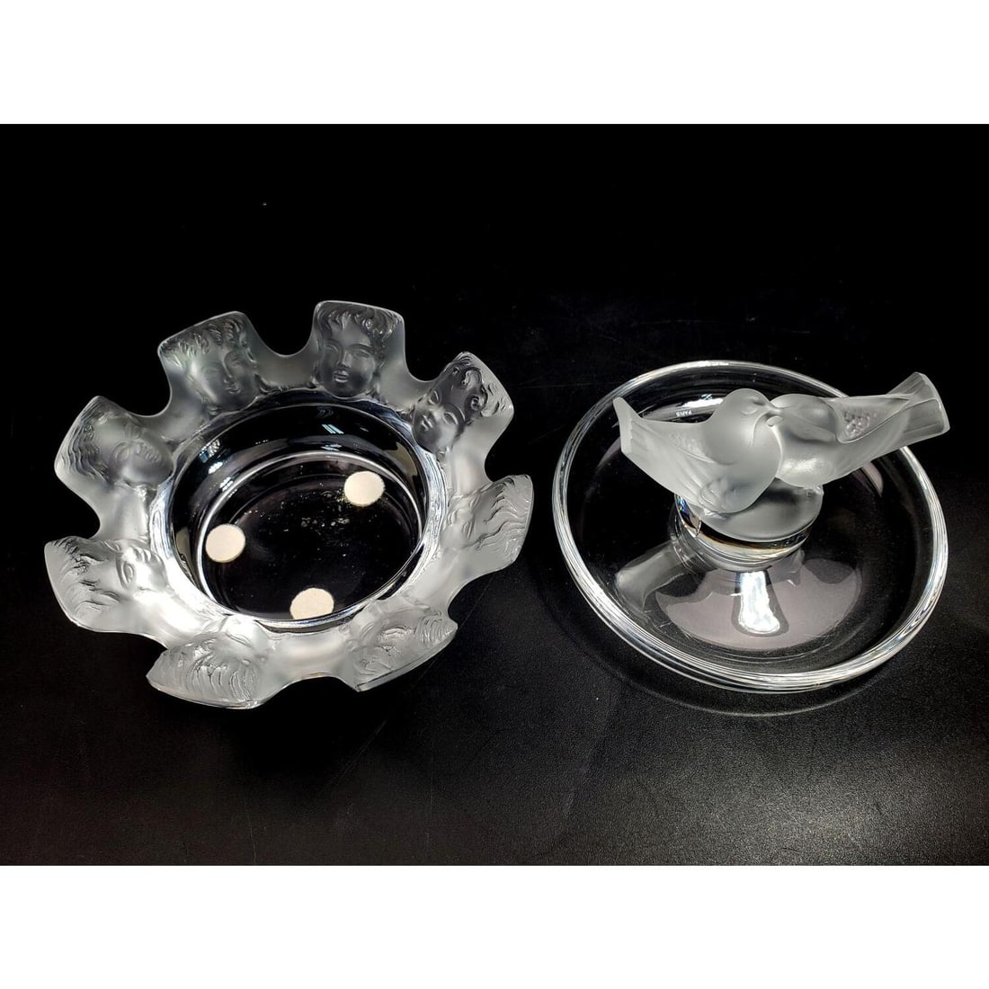 Lot of 2 Lalique France Art Glass Items (1 of 4)