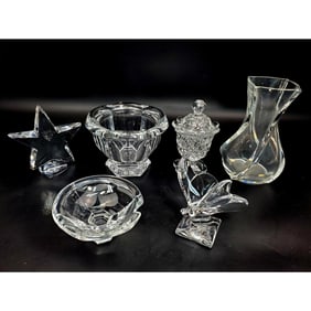Baccarat France Lot of 5 Art Glass Crystal Items