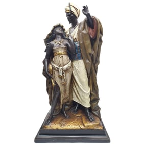 Large Antique Signed Terracotta Sculpture