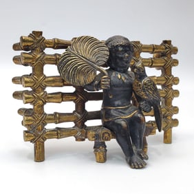 Antique Austrian Bronze Figure