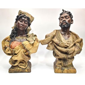 Friedrich Goldscheider, Austrian (1845-1897) Busts