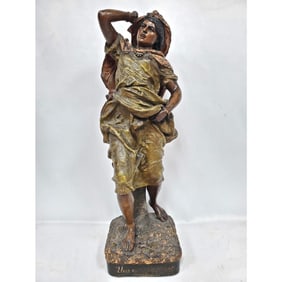 Antique Terracotta Middle Eastern Figure of Dancer
