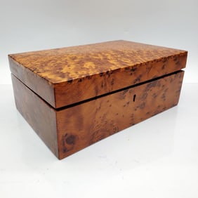 Vintage Thuya Wood Jewelry Box
