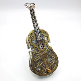 Judaica Sterling Silver "Netafim" Cello Besamim