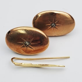 Lot of 10 & 14K Gold Jewelry Items
