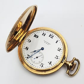 Antique 14K Gold Waltham Pocket Watch