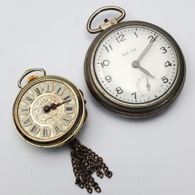 Lot of 2 Vintage Pocket Watches