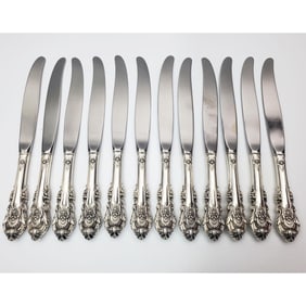 12 Wallace Sir Christopher Sterling Silver Knives