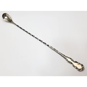 Rare Sterling Silver Shreve & Co. Stirring Spoon