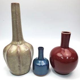 Lot of 3 Chinese Vases