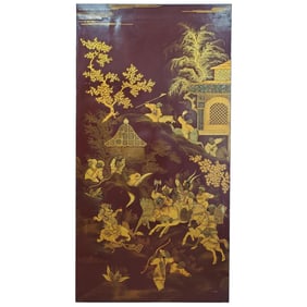 Very Large Antique Chinese Lacquer Panel