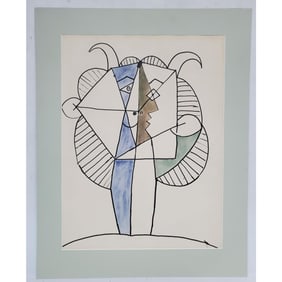 Pablo Picasso, Print "Faunes et Flore d'Antibes"