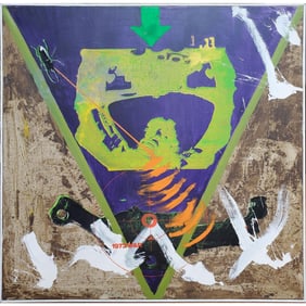 Igael Tumarkin, Israeli (1933-2021) Large Painting
