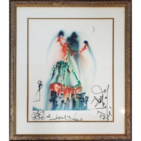 Salvador Dali, Spanish (1904-1989) Rare Lithograph