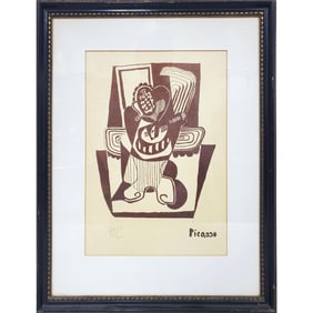 Pablo Picasso, Spanish (1881-1973) Woodblock Print