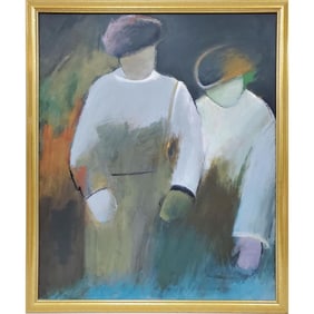 Leslie Silverstein, American (20th C.) Painting