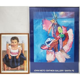 John Nieto Enthios Gallery, Santa Fe Poster
