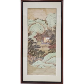 Antique Chinese Signed Watercolor Painting