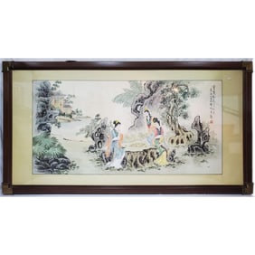 Antique Monumental Chinese Signed Painting