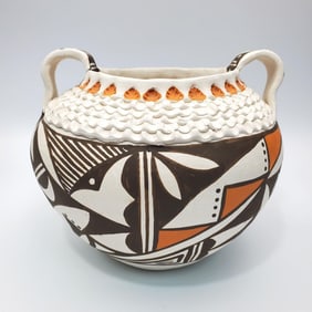 Native American Acoma Pottery Jar by Norma Jean