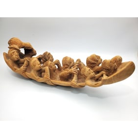 Joseph Nacius, Haitian (b.1939) Carved Wood Figure