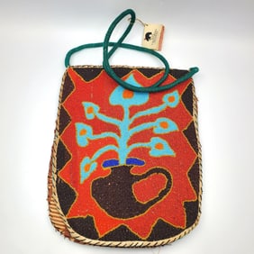 Native American Beadwork Ceremonial Bag