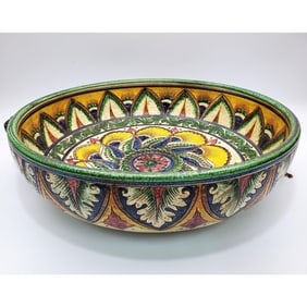 Very Large Italian Pottery Bowl