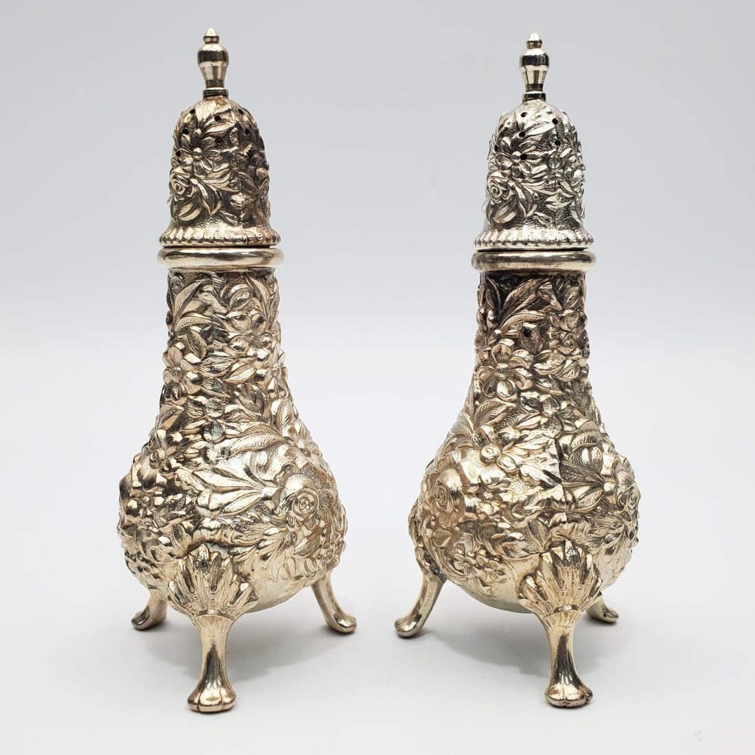 Antique S. Kirk & Son Sterling Silver Salt Pepper (1 of 4)