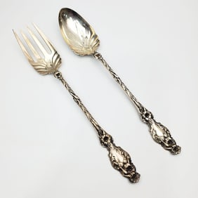 Whiting Sterling Silver "Lily of The Valley" Set