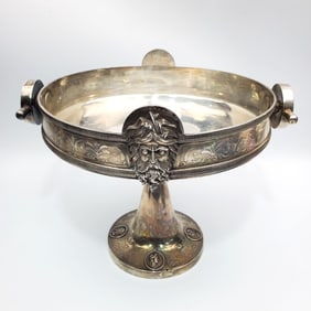 Early English Sterling Silver Figural Center Bowl