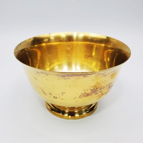 Tiffany & Co Makers Gilt Sterling Silver Bowl
