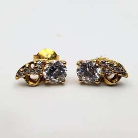 Pair of 14K Gold Earrings