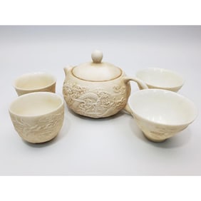 5 Piece Chinese Porcelain Tea Set