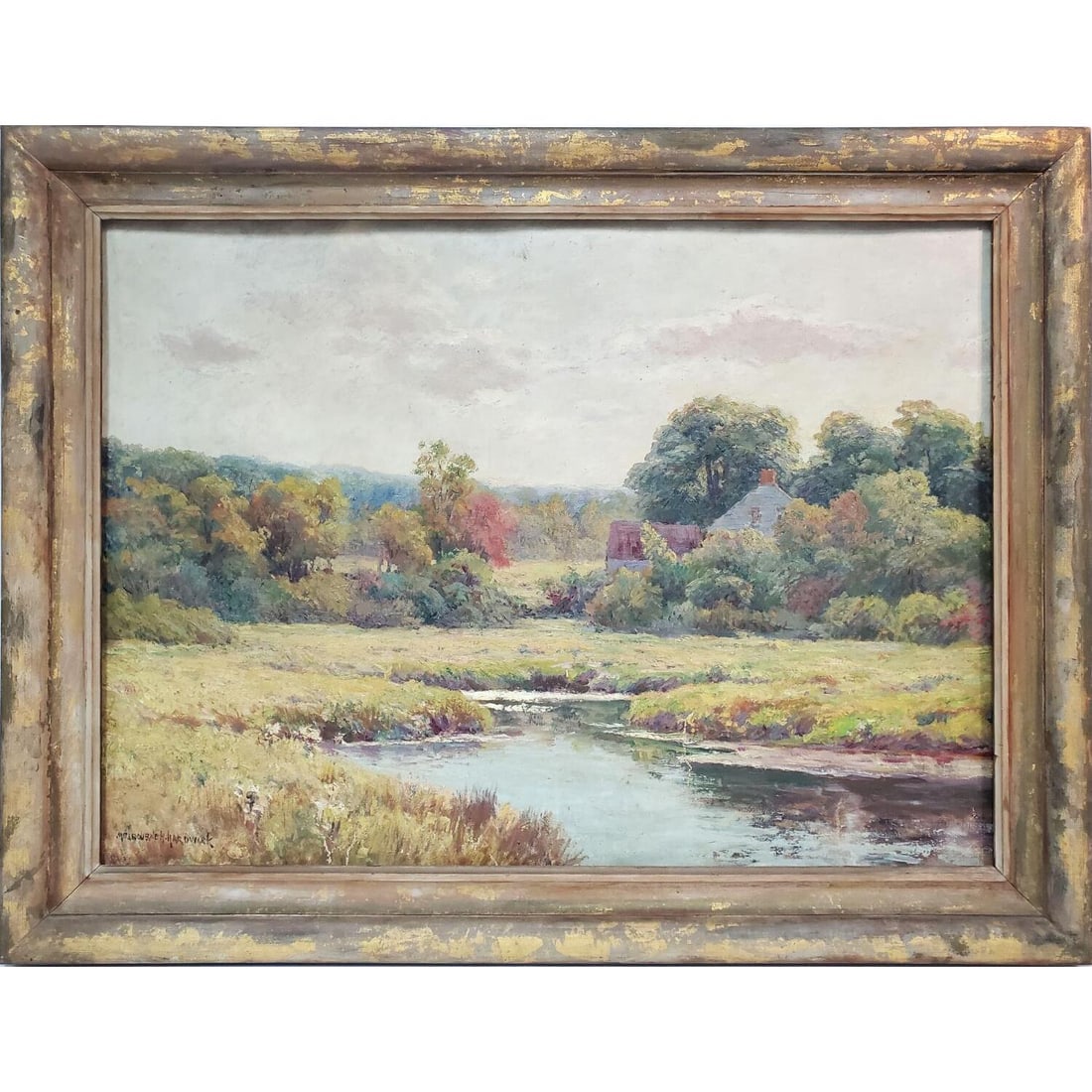 Melbourne H. Hardwick, American (1857-1916) Painting, Oil on Canvas (1 of 4)