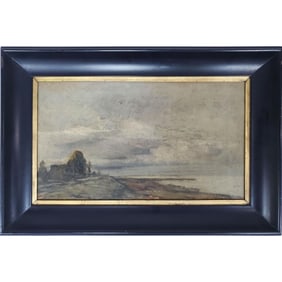 Signed Impressionistic Painting Oil on Board