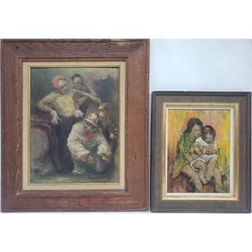 Helen Wessels Mid 20thc American 2 Early Painting