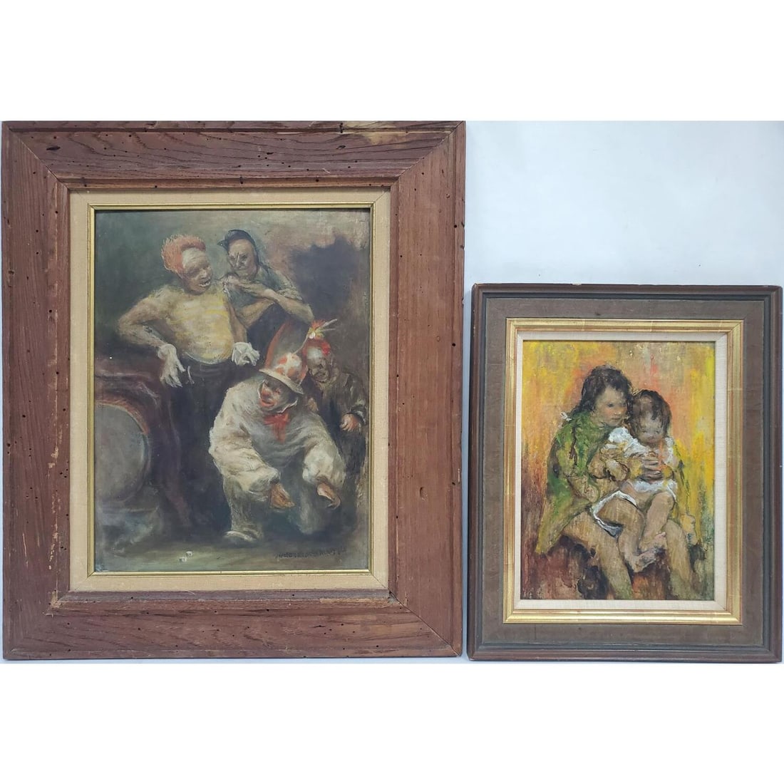 Helen Wessels Mid 20thc  American 2 Early Painting (1 of 5)