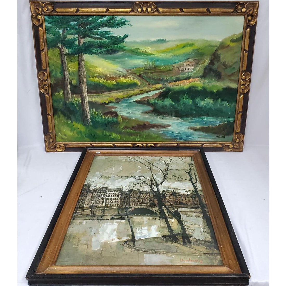 Lot of 2 Vintage Signed Paintings (1 of 6)