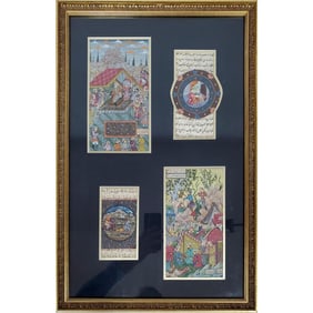 Persian Illuminated Manuscript Miniatures