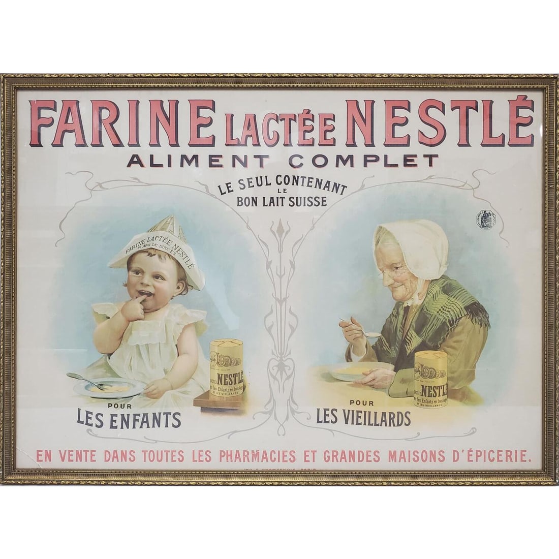Antique Advertisement Nestle "Farine Lactee" (1 of 4)